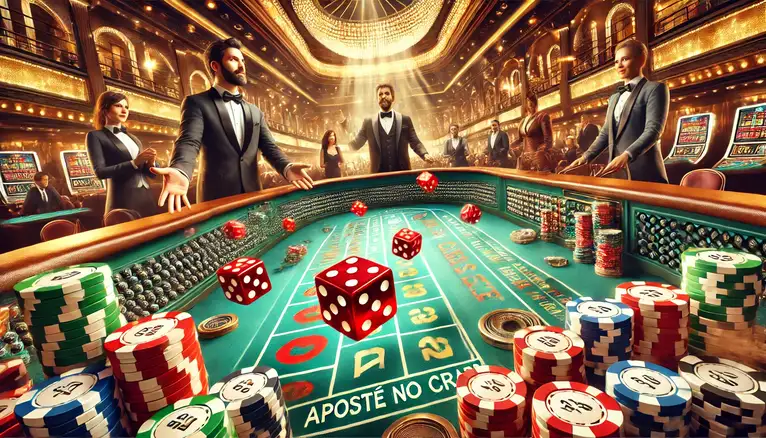 Imagem promocional da plataforma oficial do cassino